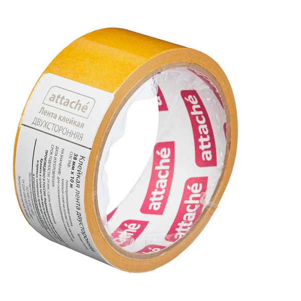 Клейкая лента двусторонняя Attache, Россия