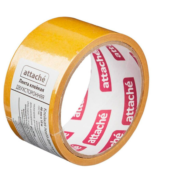 Клейкая лента двусторонняя Attache, Россия