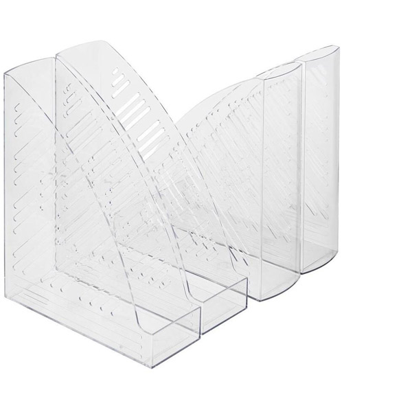 Накопитель вертикальный Attache,  85 мм, цвет прозрачный, Россия