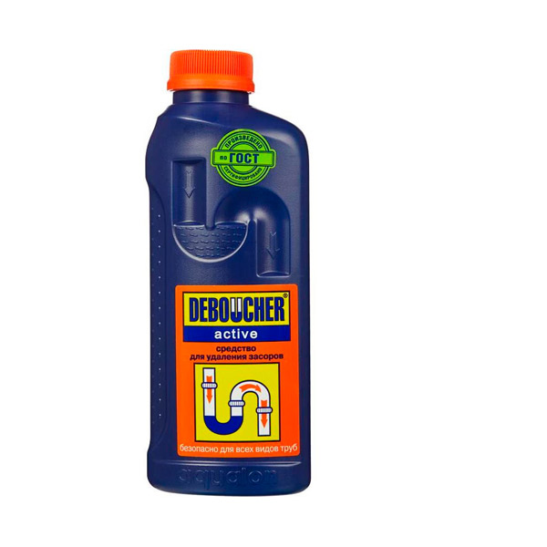 Средство для прочистки труб Дебошир, 1000 мл, жидкость, Россия