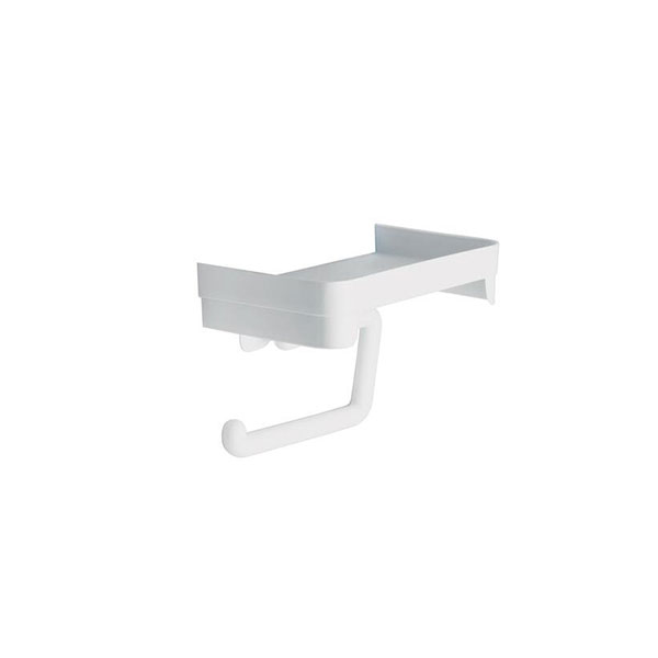 Держатель для туалетной бумаги настенный, Idea, пластик, цвет белый, Россия