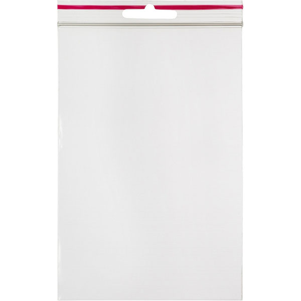 Пакет с замком Zip-Lock (гриппер) 100*150 мм, комплект 100 шт., пл. 60 мкм, Россия