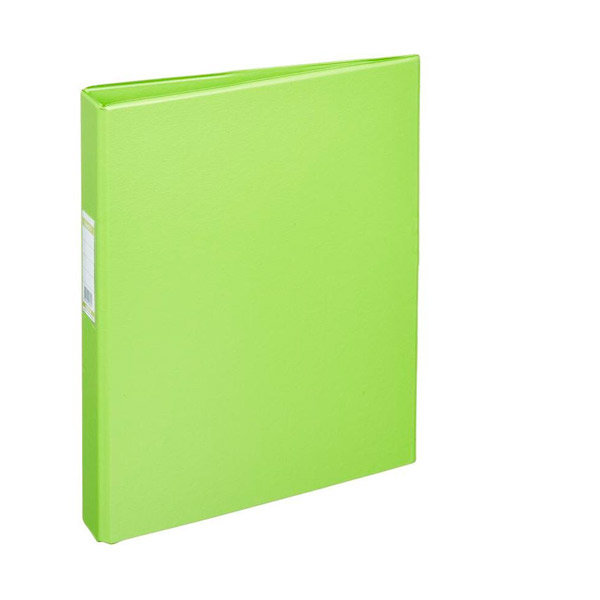 Папка 2 кольца A4, ширина корешка 35 мм, цвет салатовый, Bantex, Россия
