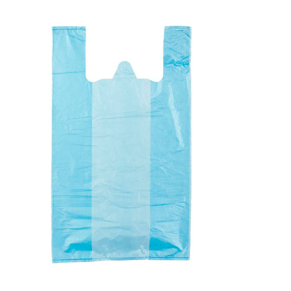 Пакет полиэтиленовый "майка", 30+18*55 см, пл. 15 мкм, комплект 100 шт., цвет ассорти, Россия