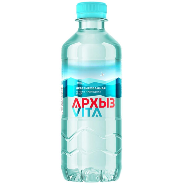 Вода негазир. минеральная, Архыз, 0,33л, ПЭТ