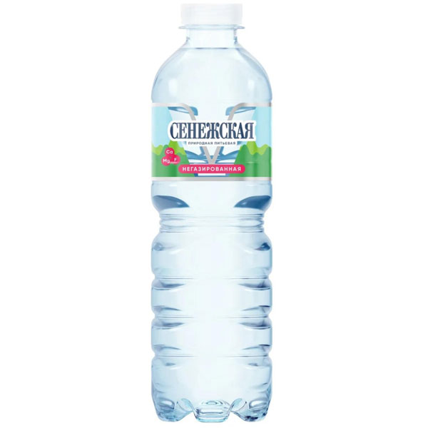 Вода негазир. питьевая, Сенежская, 0,5л, ПЭT