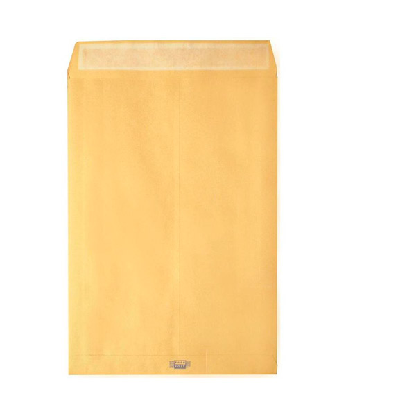 Почтовый пакет, B4, объемный, 250*353*40 мм, крафт-бумага, стрип, в упаковке 200 шт., Largepack, Италия