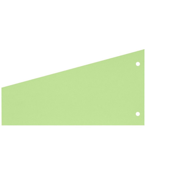 Разделительные полосы картонные, 230x120 мм, Attache, цвет зеленый, в упаковке 100 листов, Россия