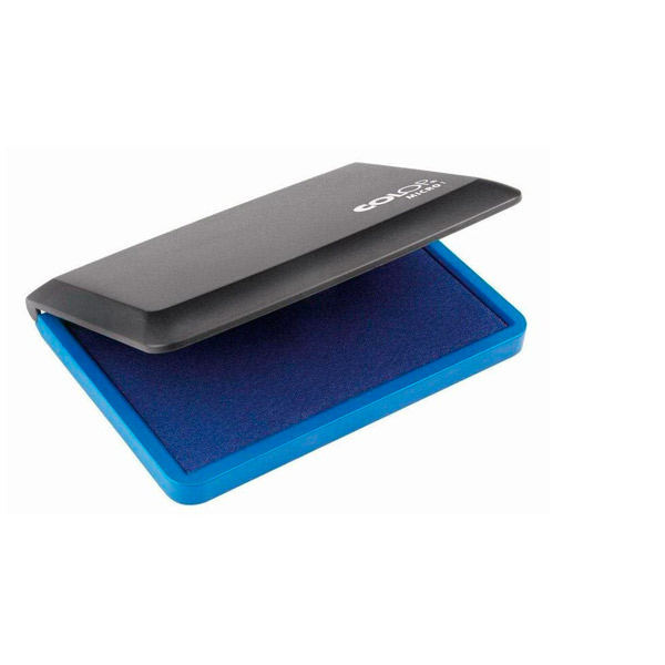 Подушка штемпельная настольная Colop, 90X50 мм, цвет синий, корпус пластик, Чехия