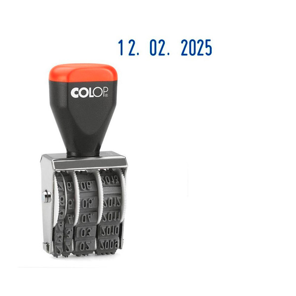 Датер-мини Colop, 04000 Bank, месяц цифрами, размер шрифта 4 мм, 1 строка, Чехия