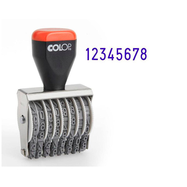 Нумератор Colop, 05008, 8-разрядный, размер шрифта 5 мм, Чешская Республика