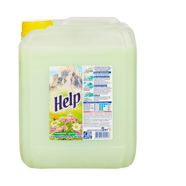 Кондиционер для белья Help, "Альпийская свежесть", 5000 мл, Россия