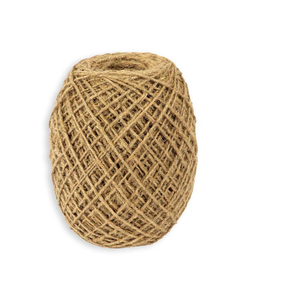 Шпагат джутовый, 1200 текс, длина  150 м, 0,2 кг, цвет коричневый, Россия
