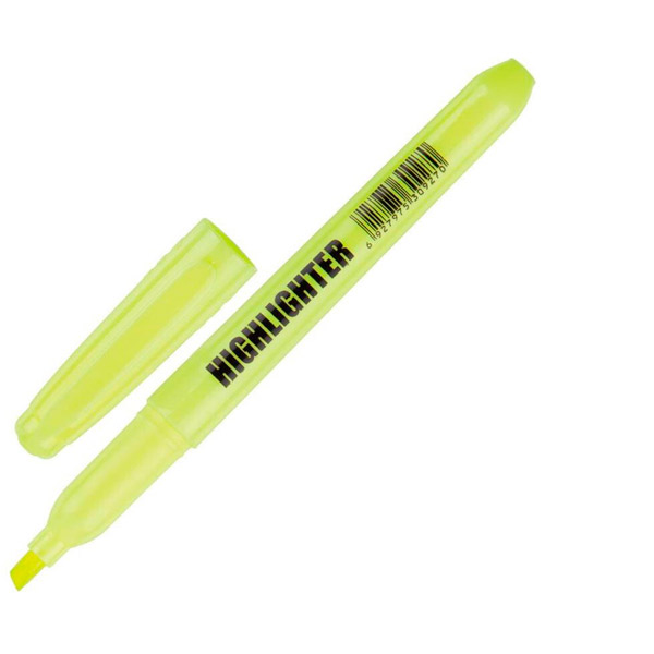 Текстовыделитель CC2118S, толщина линии письма 1-3,9 мм, цвет чернил желтый, Китай