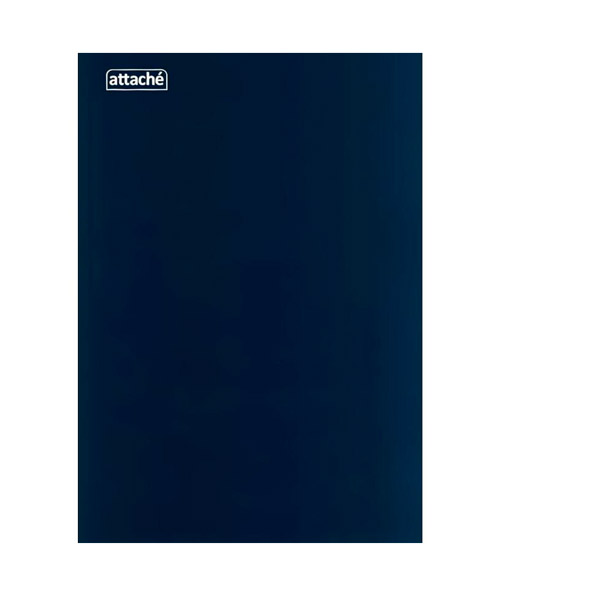 Книга учета  96 листов, A4, вертикальная, линейка, блок офсет, обложка бумвинил, цвет синий, Attache