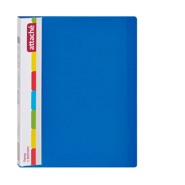 Демо-папка страниц 20, Attache, цвет синий, Россия