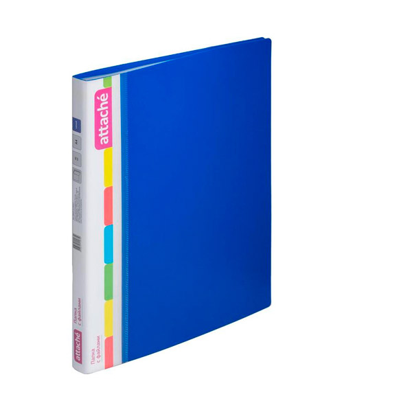 Демо-папка страниц 40, Attache, цвет синий, Россия