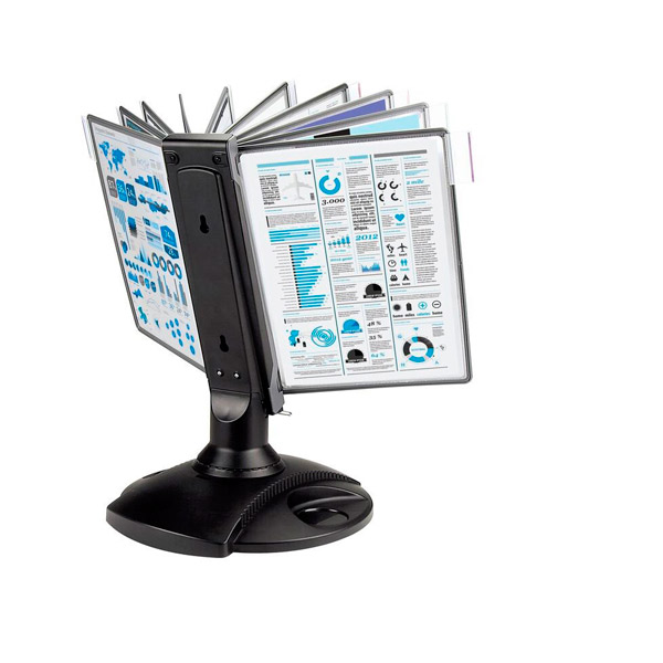 Демо-система настольная, ProMEGA Office, 10 панелей, серый графит, вращающаяся, Тайвань