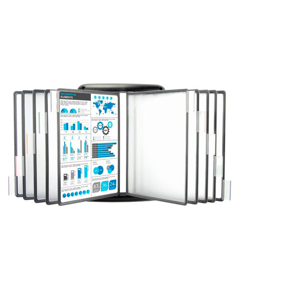 Демо-система настенная, ProMEGA Office, 10 панелей, серый графит, Тайвань