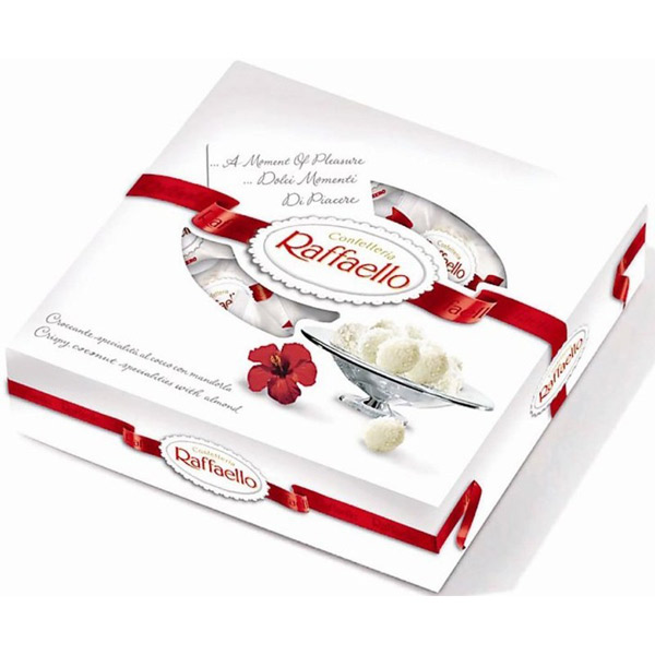 Конфеты Raffaello, вес  240 г, упаковка картонная упаковка, Россия