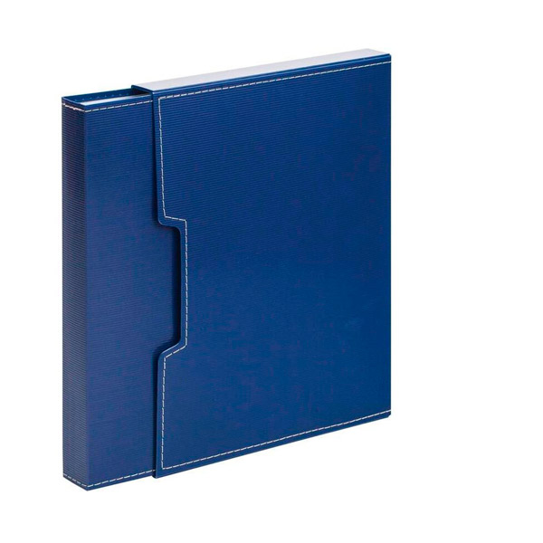 Демо-папка страниц 100, цвет синий, в боксе, Россия