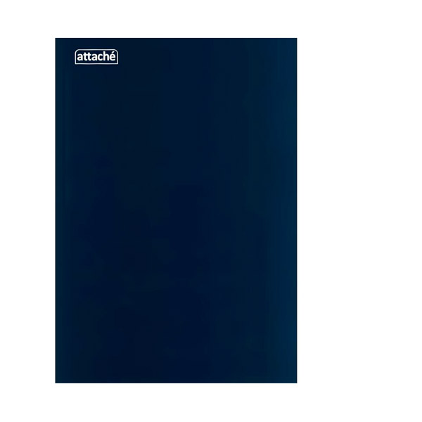 Книга учета 192 листа, A4, вертикальная, клетка, блок офсет, обложка бумвинил, Attache