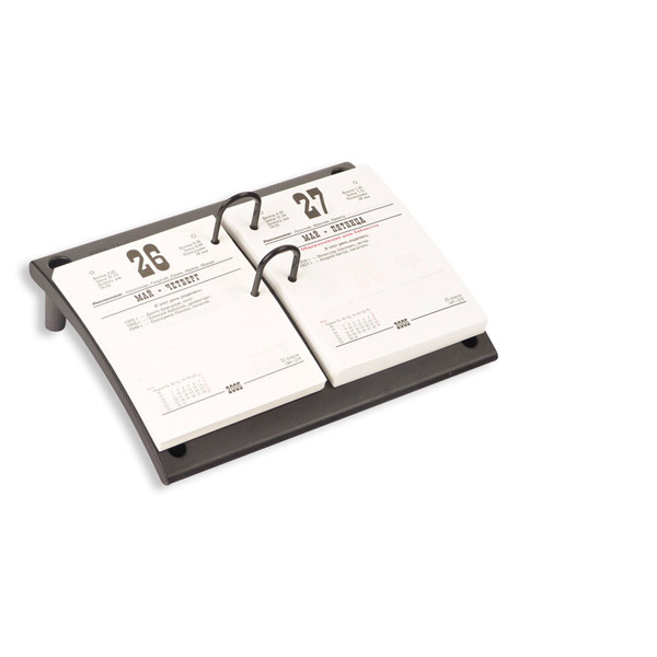 Подставка для перекидного календаря Attache, пластик, цвет черный, Беларусь