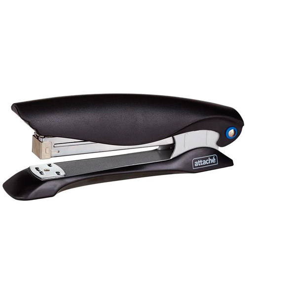 Степлер 24/6, 26/6, Attache, до 20 листов, черный, наличие антистеплера, Китай