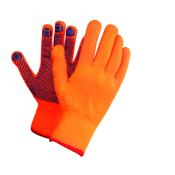 Перчатки утепленные акриловые, р-р универсальный, комплект 1 пара, Россия