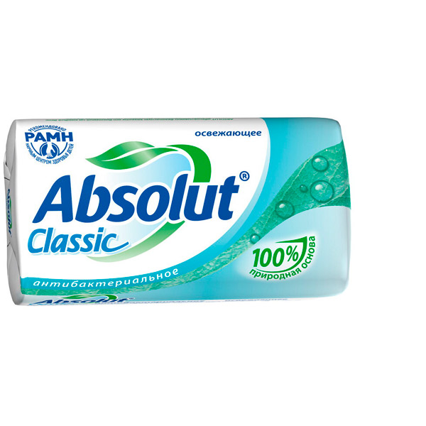 Мыло туалетное 90 г, Absolut, аром. свежесть, Россия