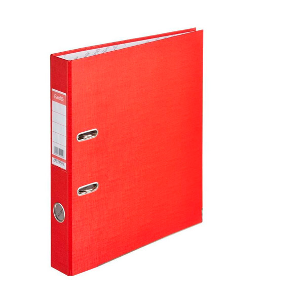 Регистратор A4, ширина корешка 50 мм, цвет красный, Bantex, "ECONOMY PLUS", пластик, Россия