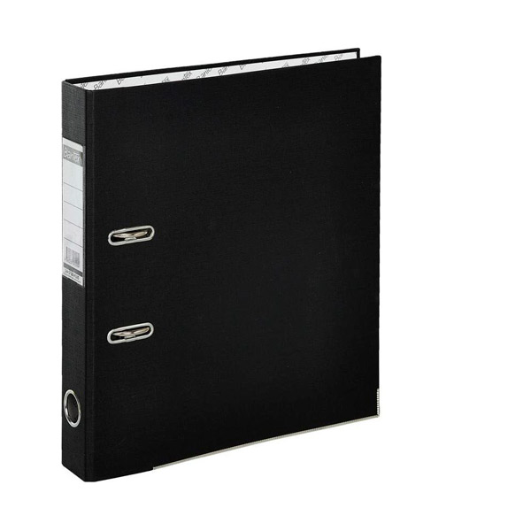 Регистратор A4, ширина корешка 50 мм, цвет черный, Bantex, "ECONOMY PLUS", пластик, Россия