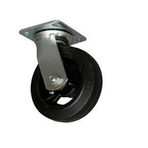 Колесо для тележки "SCd 200", поворотное, комплект 1 шт, диаметр 200 мм, Китай