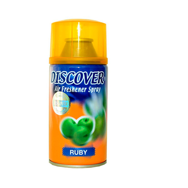 Картридж аэрозольный для автоматического освежителя DISCOVER, Discover, "Ruby", аром. ЯБЛОКО, 320 мл