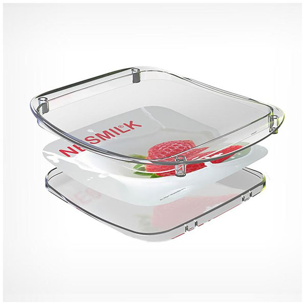 Монетница прямоугольная, 157*157 мм, пластик