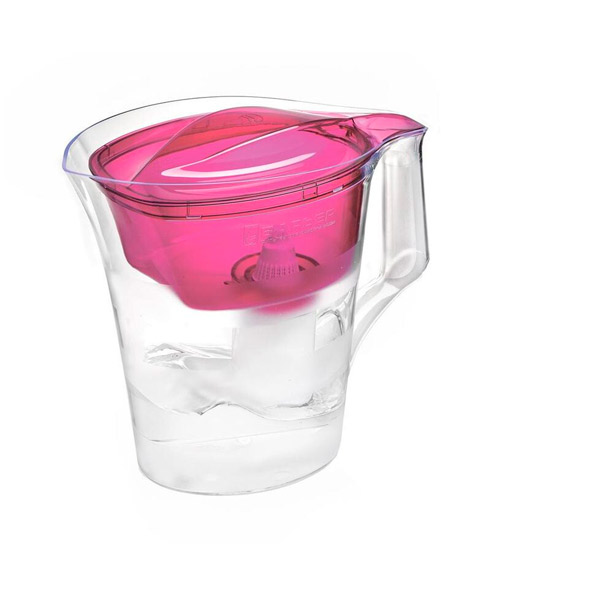 Кувшин-фильтр для воды Барьер, "Твист", 4 л, пурпурный, кассета в комплекте, Россия