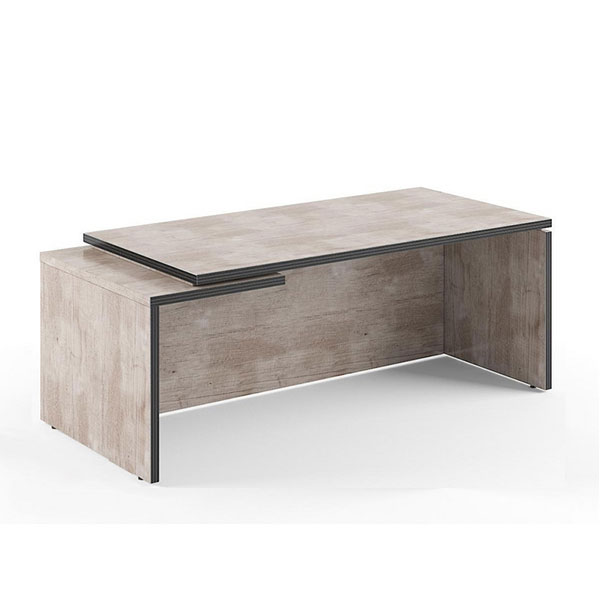 TORR Стол руководителя письменный левый, прямой, дуб каньон