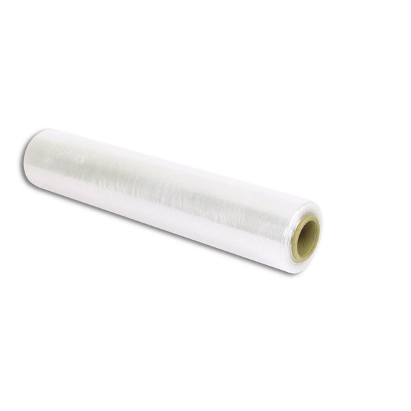 Стрейч-пленка длина 300 м, ширина 50 см, плотность 20 мкм, растяжение 180%, цвет прозрачный, Россия