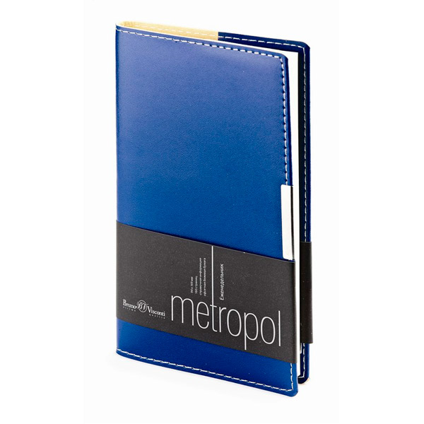 Еженедельник недатированный Bruno Visconti, "Metropol", 102*177 мм, A6, 80 листов, Китай