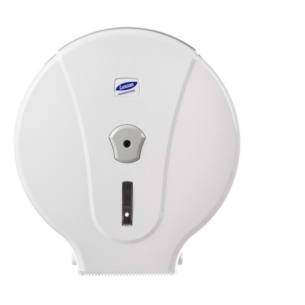 Диспенсер для туалетной бумаги Luscan PROFESSIONAL, белый, ABS-пластик, Турция