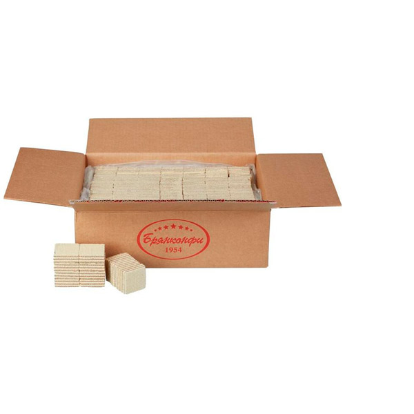 Вафли классические, Брянконфи, "Полосатые", шоколадно-молочная начинка, вес 4000 г, Россия