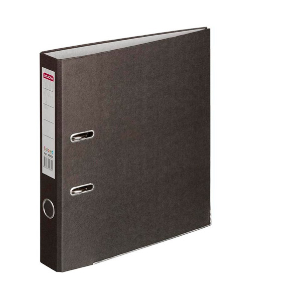 Регистратор A4, ширина корешка 50 мм, цвет черный, Attache, "Colored", бумага, Россия