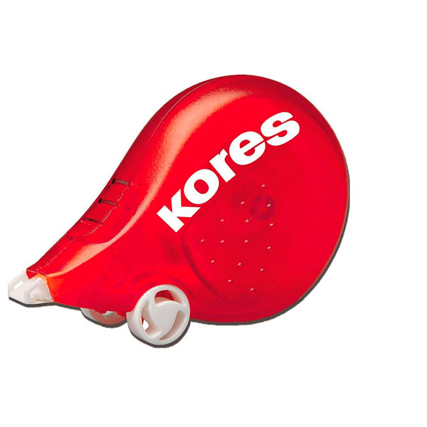 Корректирующая лента 4,2 мм, 8 м, Kores, красный корпус
