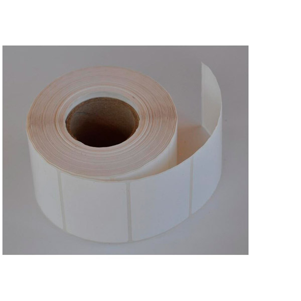 Этикетка термотрансферная 43*25 мм, Софмикс, в упаковке 1000 шт., цвет белый, Россия