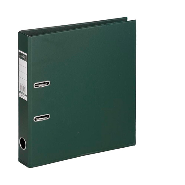 Регистратор A4, ширина корешка 50 мм, цвет зеленый, Bantex, пластик, Россия
