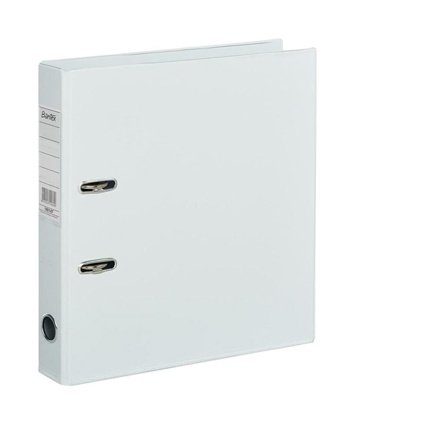 Регистратор A4, ширина корешка 50 мм, цвет белый, Bantex, пластик, Россия
