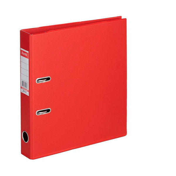 Регистратор A4, ширина корешка 50 мм, цвет красный, Bantex, пластик, Россия