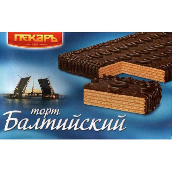 Торт вафельный Балтийский 320г