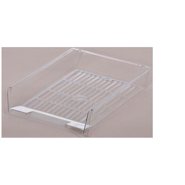 Лоток для бумаг горизонтальный Attache, полистирол, отделений 1, цвет прозрачный, Россия