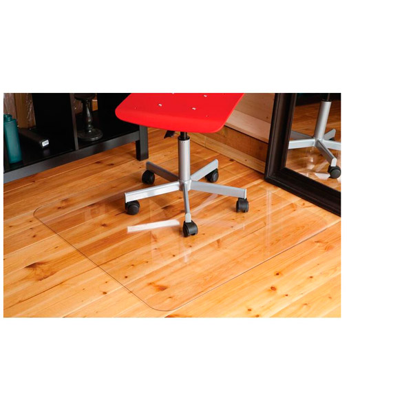 Коврик защитный для паркета/ламината, BSL, "Clear", 100*100 см, поликарбонат, прозрачный, Россия